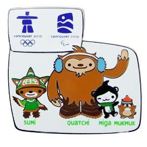   Winter Olympics Mukmuk & Family Collectible Pin: Sports & Outdoors