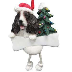  Springer Spaniel Wobbly Legs Ornament