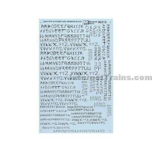  Microscale N Scale Graffiti Alphabet & Numbers Decal Set 