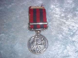 India General Service Medal Burma 1887–89 Bar Hampshire  