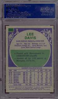 1975 Topps #234 Lee Davis Sails PSA 9 pop 14 *268604  