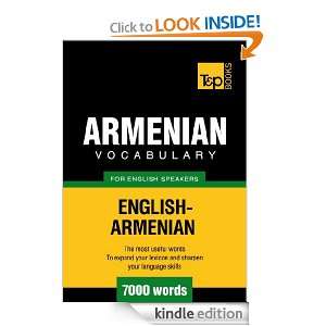   for English Speakers   English Armenian   7000 Words [Kindle Edition