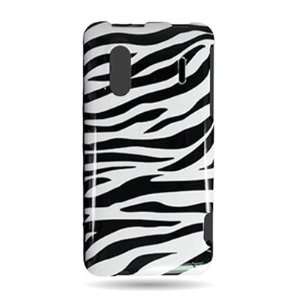 WIRELESS CENTRAL Brand Hard Snap on Shield Witn BLACK WHITE ZEBRA 