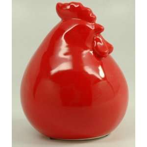   Design Home Decor Small Red Roosting Chicken NEW 