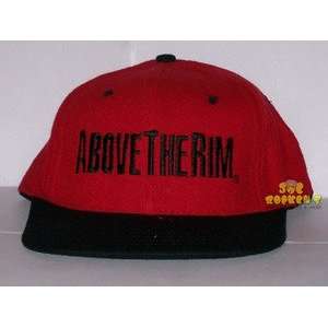  Vintage Reebok Above the Rim Retro Red/black Snapback Cap 