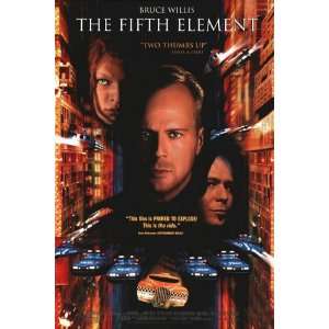 Fifth Element Original 27x40 Single Sided (Video) Movie Poster   Not A 
