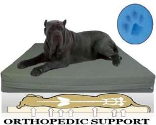 55x37X4 XXL Memory Foam Pet Dog Bed Pad with Internal Waterproof 