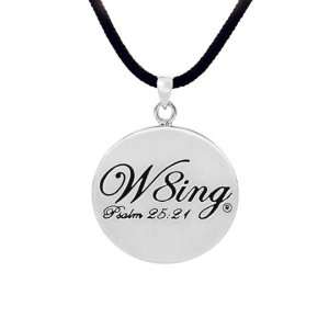   W8ing Engraved Purity Abstinence Promise Pendant Necklace Jewelry