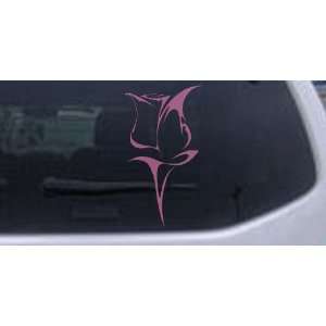   Pink    Tulip Rose Car Window Wall Laptop Decal Sticker: Automotive