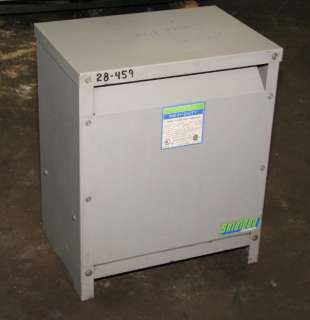 General Signal 30 KVA 3 Phase Transformer 480V Delta P.   240 Delta 