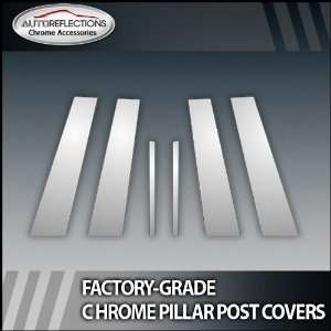  08 12 Jaguar Xf 6Pc Chrome Pillar Post Covers: Automotive