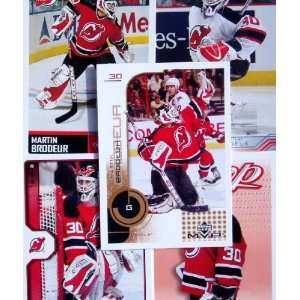  Martin Brodeur 20 card set with 2 piece acrylic case 