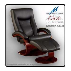  MacMotion Model #54B Leather Recliner and Ottoman
