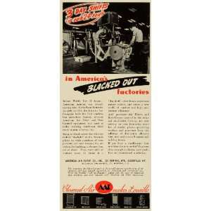  1941 Ad American Air Filter World War II Blacked Out 