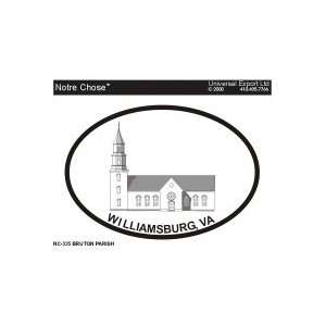  WILLIAMSBURG BRUTON PARISH CHURCH Personalized Sticker 