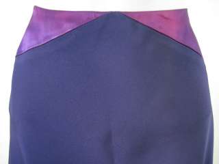 BAZAR DE CHRISTIAN LACROIX Purple Straight Skirt Sz 38  