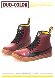 BN PUMA Dr Clyde L Mashup WTR Hi Shoes Team Burgundy / Black #P64 A 
