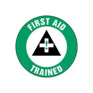  Labels FIRST AID TRAINED 2 1/4 Adhesive Vinyl