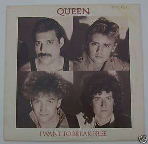 QUEEN I WANT TO BREAK FREE 12 PROMO RECORD Rare  