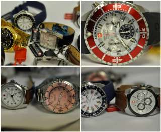 Wholeslae Mix Lot of 11 Swiss Military Chronograph Automatic Watches 