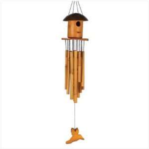   : Home Garden Island Time Birdhouse Motif Wind Chime: Everything Else