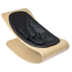  Bloom Coco Stylewood Baby Lounger with Seat Pad, Natural 