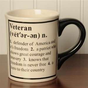 Veteran Definition Military Tribute 20 Oz Coffee Mug  