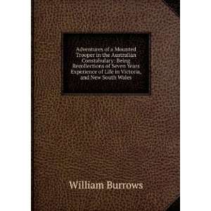   of Life in Victoria, and New South Wales: William Burrows: Books