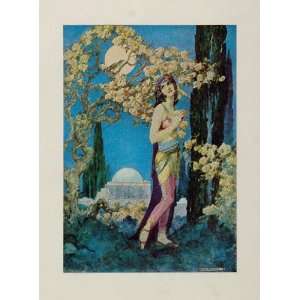  Willy Pogany Rubaiyat Woman Moon Color Print c.1920 
