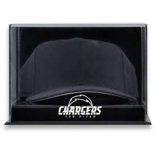   Chargers Wall Mounted Acrylic Cap Logo Display Case: Sports & Outdoors