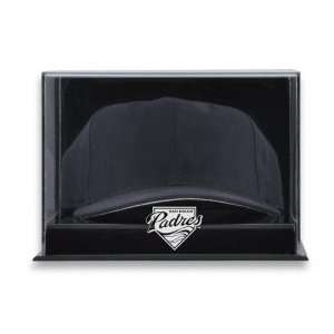   Padres Wall Mounted Acrylic Cap Logo Display Case: Sports & Outdoors