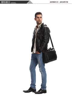  mens Genuine Leather mesenger shoulder bag Handbag 