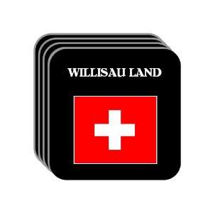 Switzerland   WILLISAU LAND Set of 4 Mini Mousepad Coasters