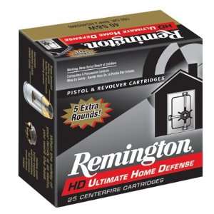 Remington Arms 28931Ultimate Home Defense Pistol Ammunition, 25 