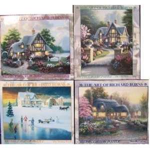  The Art of Richard Burns Boyville Cottage 300 Piece Jigsaw 