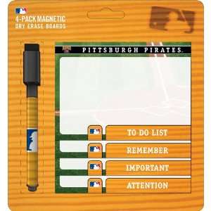  Turner Pittsburgh Pirates Magnetic To Do Notes, 4 Pack 