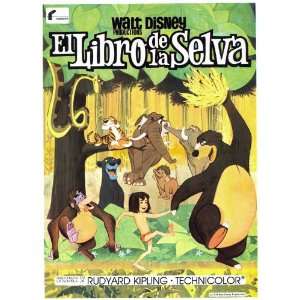 : The Jungle Book Poster Spanish F 27x40 Phil Harris Sebastian Cabot 