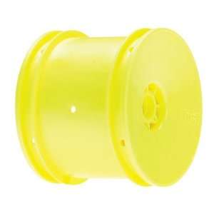   : Team Losi Front/Rear Truck QC Wheel, Yellow (2): AD2: Toys & Games
