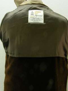 mens insulated trench coat overcoat London Fog brown khaki S 38S 38 