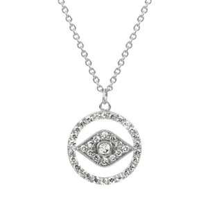  Zunas CZ Evil Eye Necklace Jewelry