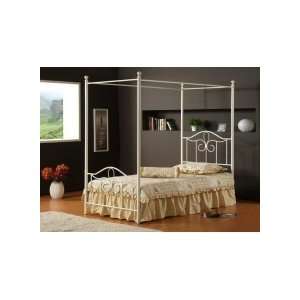  Westfield Twin Size Metal Canopy Bed: Home & Kitchen