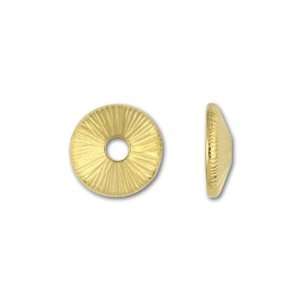  Gold 11mm Radiant Bead Cap with 2.5mm Hole Arts, Crafts 