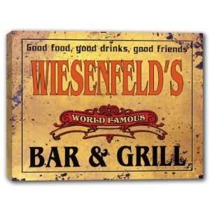  WIESENFELDS Family Name World Famous Bar & Grill 
