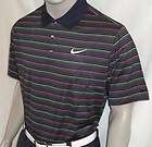 Tiger Woods Tour Multi stripe Golf Polo Shirt