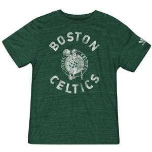 Boston Celtics Green adidas Originals Navigating The Logo Tri Blend T 