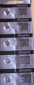 500 377/376 FACTORY FRESH ENERGIZER WATCH BATTERIES  