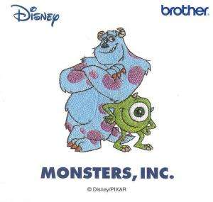 Brother SA310D Monsters Inc Disney Embroidery Card  