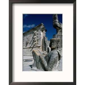 Mayan Ruins at Chichen Itza Site, Chichen Itza, Yucatan, Mexico Framed 