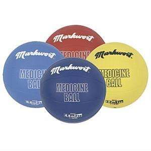 Rubber Medicine Ball, Dark Blue 