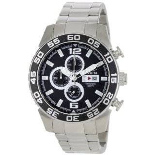   Mens 1012 II Collection Chronograph Black Dial Stainless Steel Watch